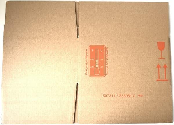 Faltkarton Postenware Innenmaß 360x285x178mm 1.41 C-Welle 9430 flachgelegt